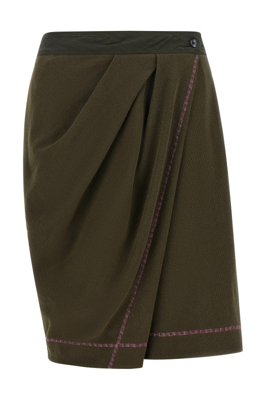 'Petrel' culotte bermuda shorts Green