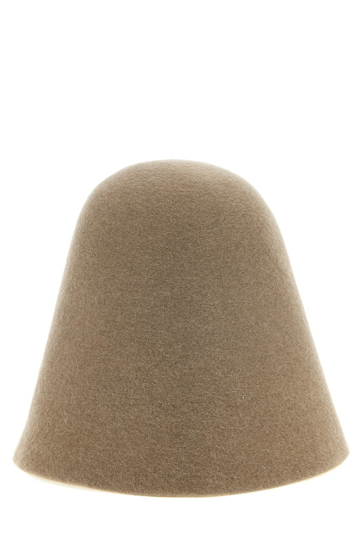 'Cloche' hat Beige