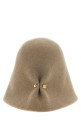 'Cloche' hat Beige