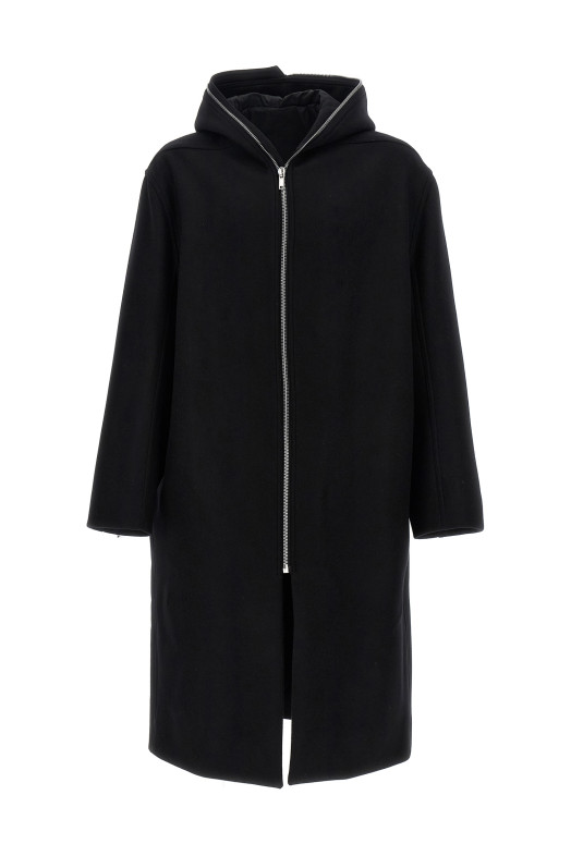 'Gimp Mac' coat Black
