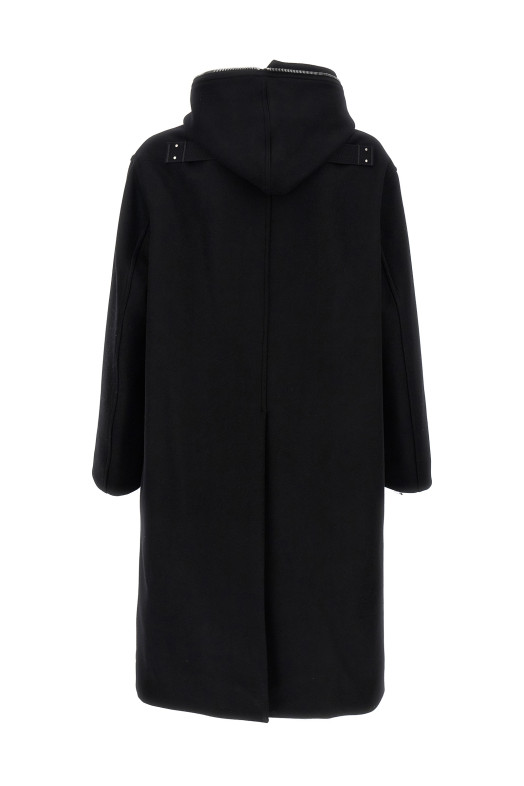 'Gimp Mac' coat Black