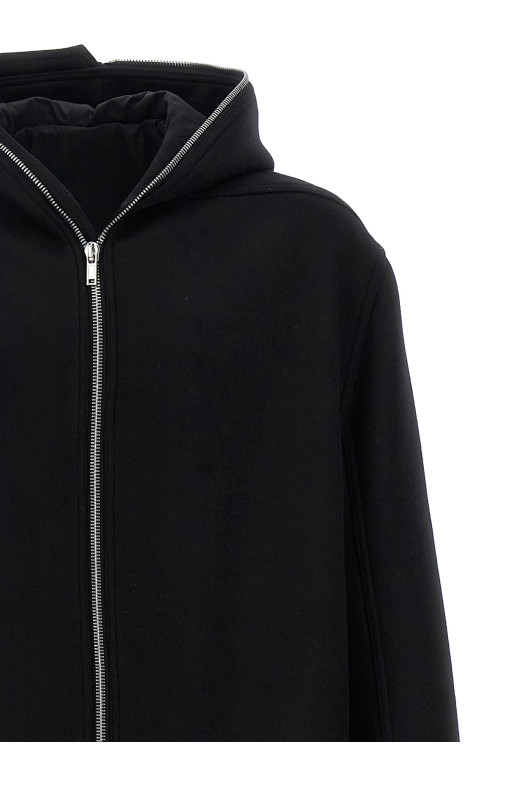 'Gimp Mac' coat Black