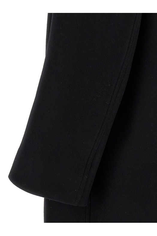 'Gimp Mac' coat Black