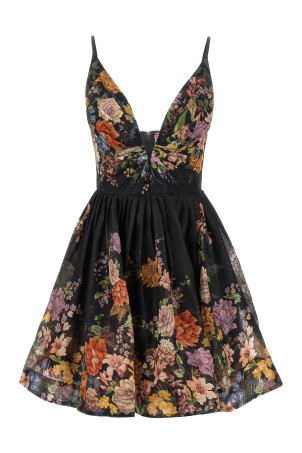 'Pavilion V Neck Mini' dress Black