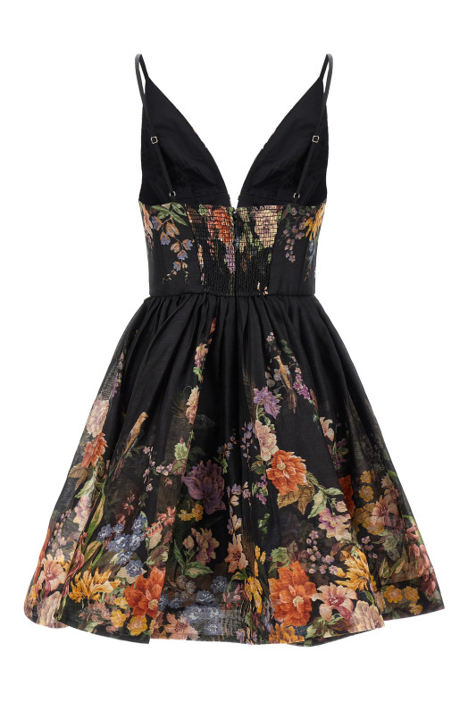 'Pavilion V Neck Mini' dress Black