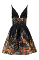 'Pavilion V Neck Mini' dress Black