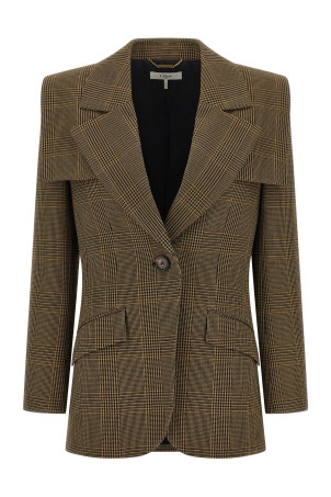 Cape detail blazer Brown