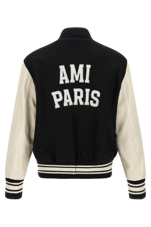'Teddy' jacket Black-grey