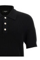 'Label' polo shirt Black