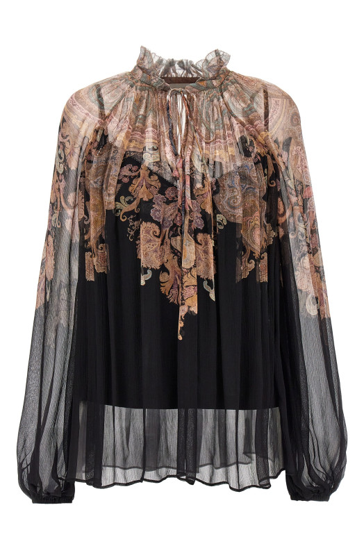 'Illustration Billow' blouse Multicolor