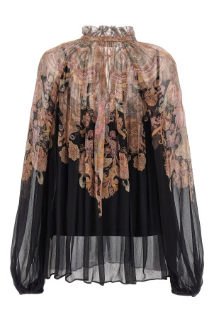 'Illustration Billow' blouse Multicolor