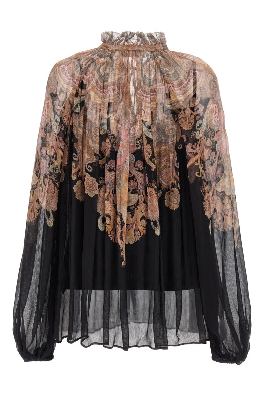 'Illustration Billow' blouse Multicolor