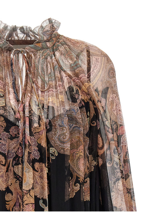 'Illustration Billow' blouse Multicolor