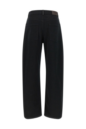 High waist jeans Black