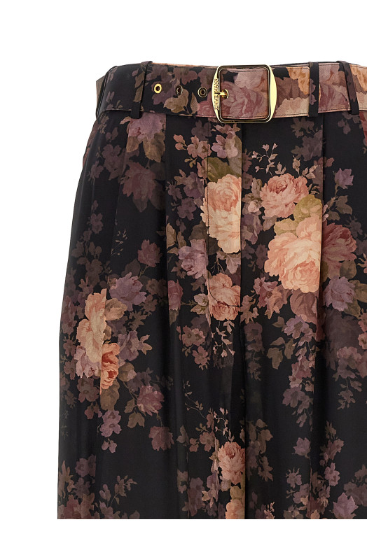 'Illustration Tuck' pants Multicolor