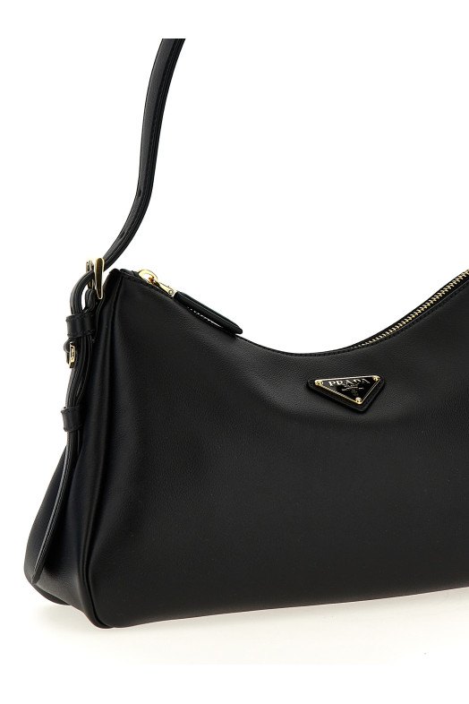 'Prada Aimée Medium' shoulder bag Black