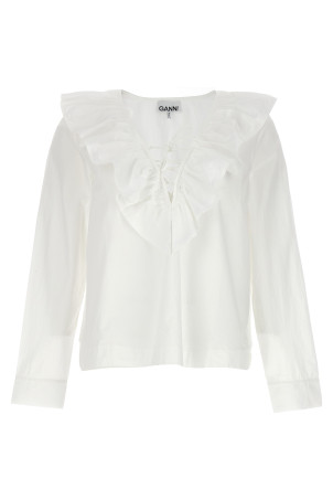Ruffles shirt White