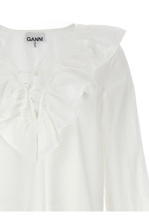 Ruffles shirt White