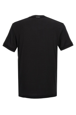 Stretch jersey t-shirt Black