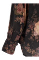 'Illustration Lace Scarf' shirt Multicolor
