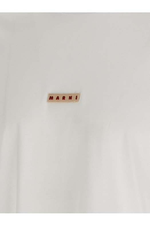 Logo patch t-shirt White