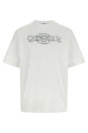 'Casablanca Chrome' T-shirt White