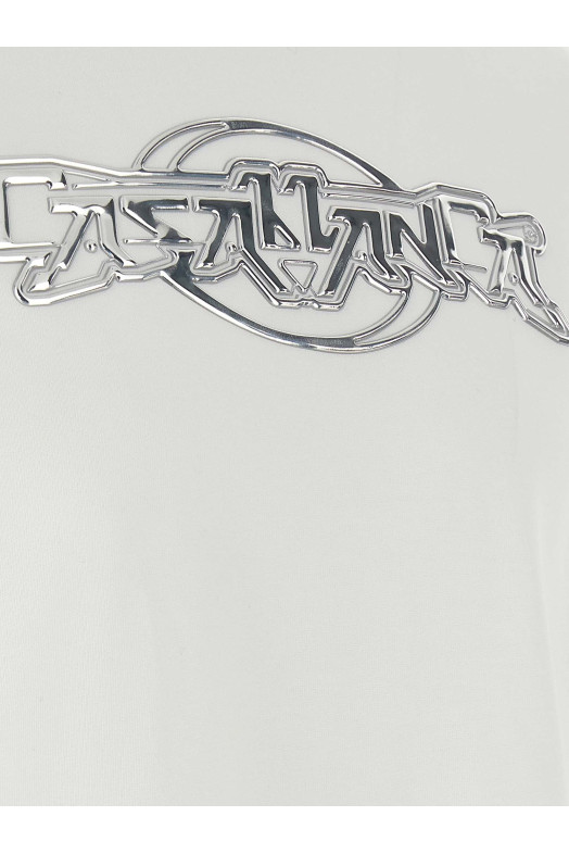 'Casablanca Chrome' T-shirt White