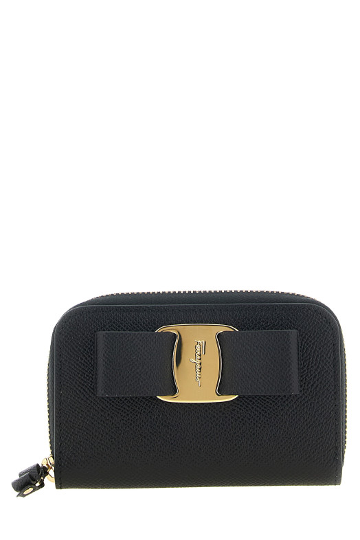 'Vara' bow card holder Black