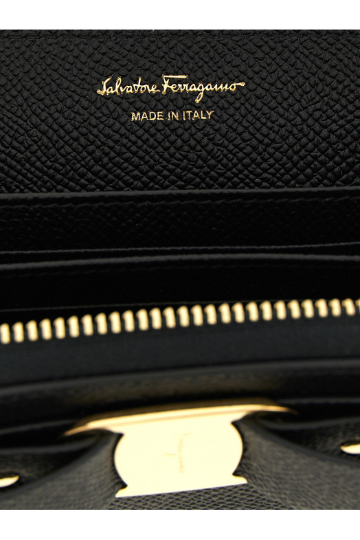 'Vara' bow card holder Black