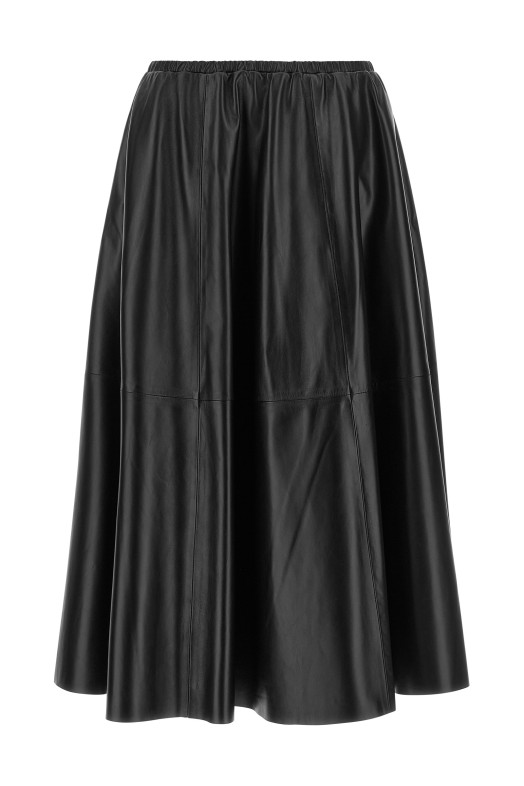 Leather skirt Black