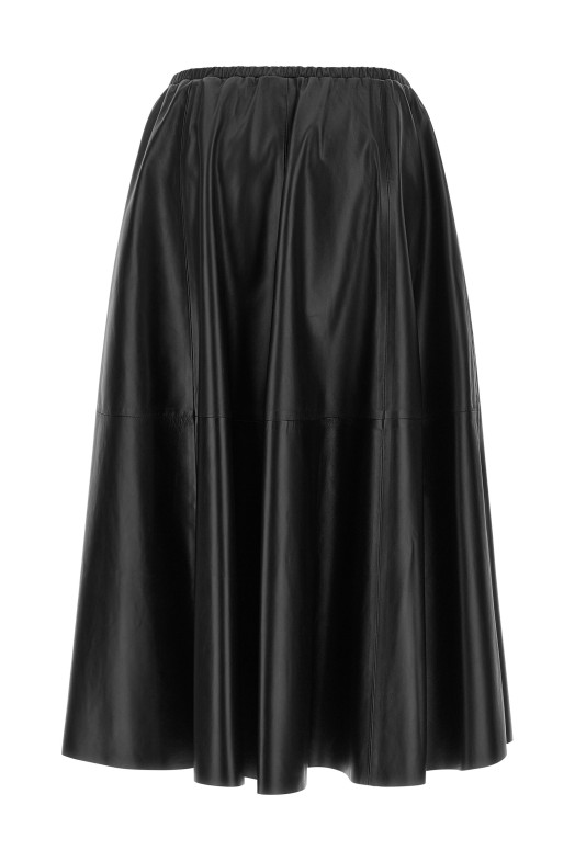 Leather skirt Black