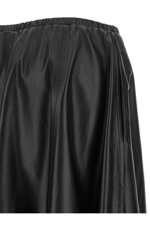 Leather skirt Black