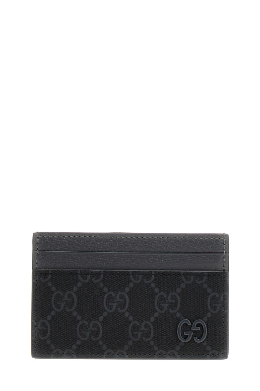 Картодержатель с логотипом, серый GUCCI 768248FACQC1048