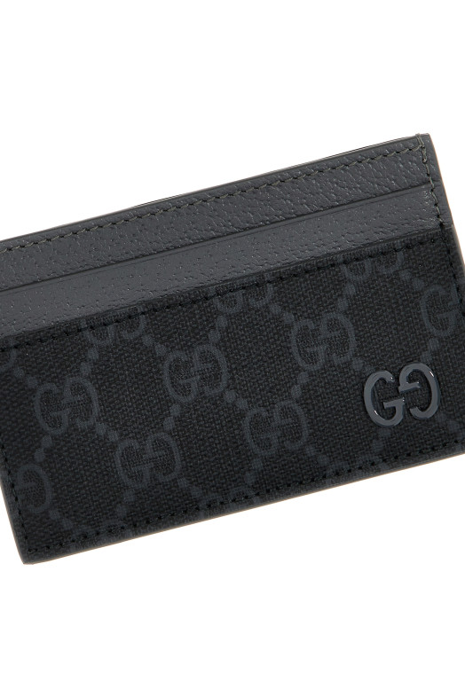 Картодержатель с логотипом, серый GUCCI 768248FACQC1048
