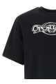 'Casablanca Chrome' T-shirt Black