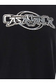 'Casablanca Chrome' T-shirt Black