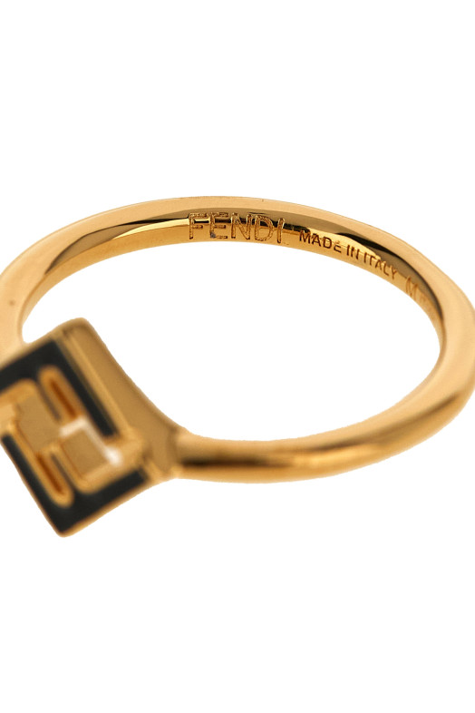 'Forever Fendi' ring Black