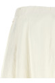 A-line skirt White