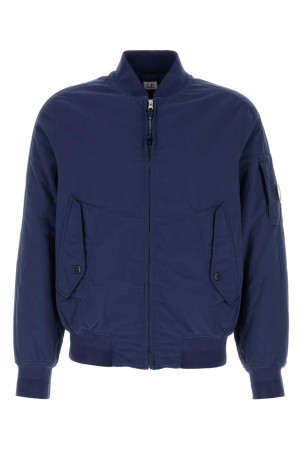 Blue nylon jacket Brown C.P. COMPANY (21CMOW081A110475G)