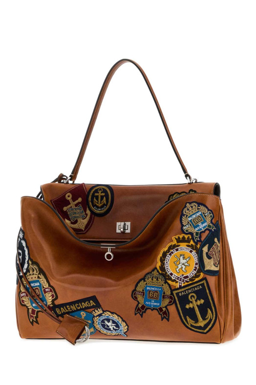 Camel leather large Rodeo handbag BALENCIAGA (7897442ACPN)