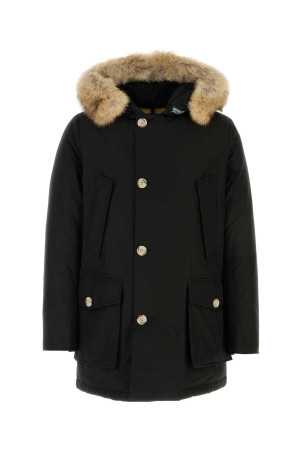 Black cotton blend Arctic parka Black WOOLRICH (CFWOOU0482MBUT0001)