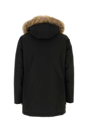 Black cotton blend Arctic parka Black WOOLRICH (CFWOOU0482MBUT0001)