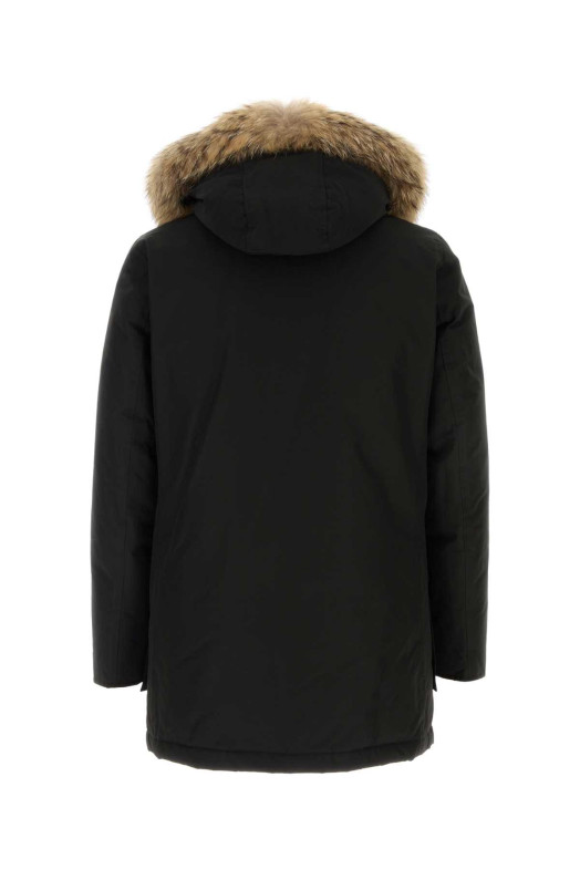 Black cotton blend Arctic parka Black WOOLRICH (CFWOOU0482MBUT0001)