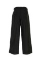 Black wool blend wide-leg pant LEMAIRE (PA1332LF1703)