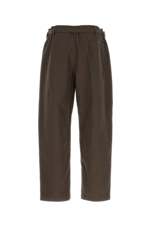 Brown cotton pant LEMAIRE (PA1342LF1452)