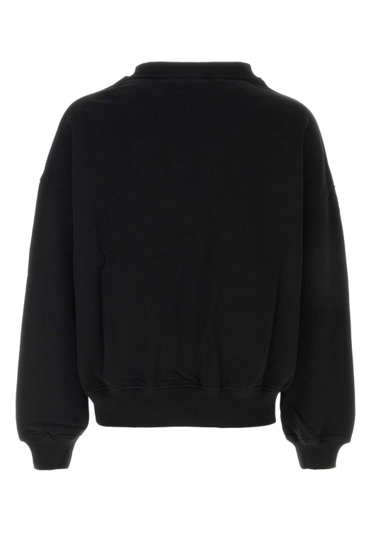 Black cotton sweatshirt Black PALM ANGELS (PAMBA004FL006)