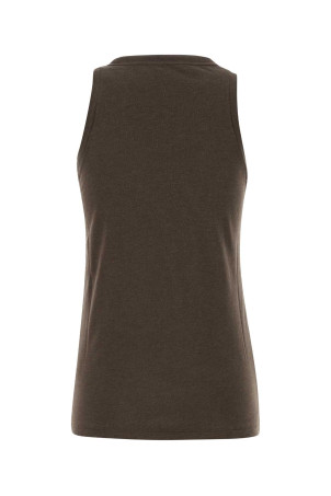 Brown cotton blend Elana tank top THE ROW (R000685K817)
