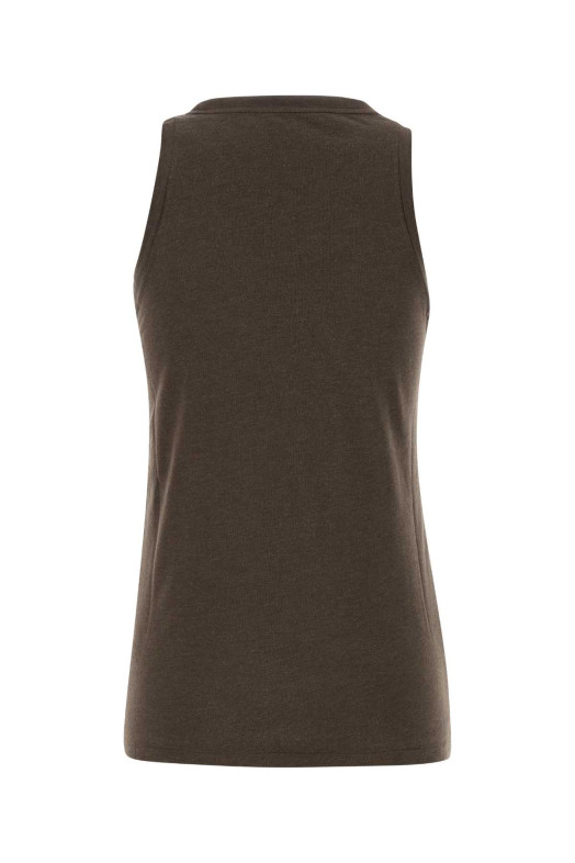Brown cotton blend Elana tank top THE ROW (R000685K817)