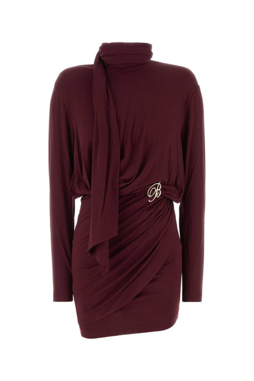 Burgundy jersey dress BLUMARINE (RF6079J16182A877A)