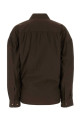 Dark brown cotton blend shirt LEMAIRE (SH1141LF1500)